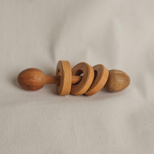 Dumbbells' Shape Rattle For Babies