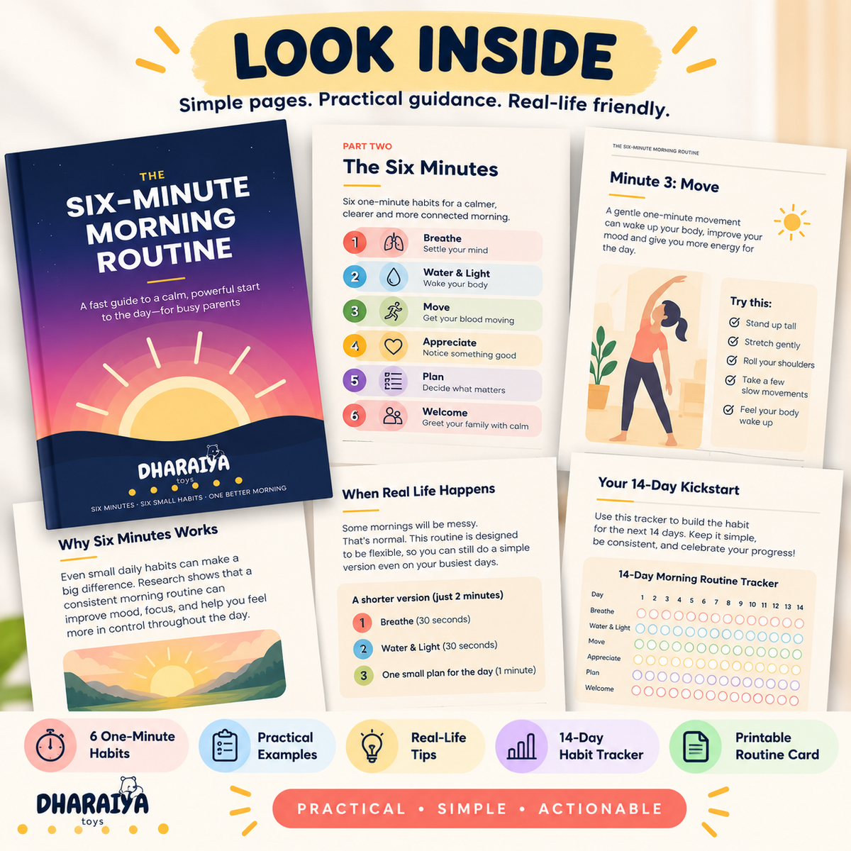The Six-Minute Morning Routine: A Calm & Powerful Start for Busy Parents.