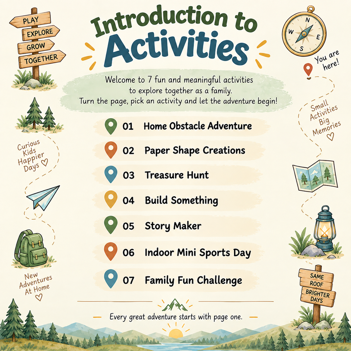7 Days Screen-Free Activities for Kids | INSTANT DOWNLOAD