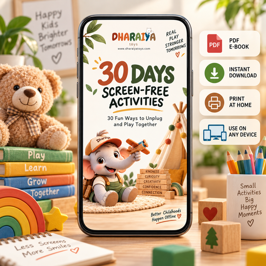 30 Days of Screen-Free Fun – Activity Book for Kids Ages 3–10 | INSTANT DOWNLOAD